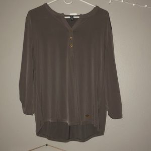 Greyish/Green Blouse